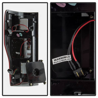 Spyder Ford 2017-18 F250 Superduty LED tail lights Halogen only red