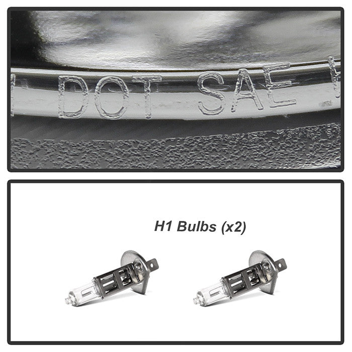 Spyder 07-13 Ford Expedition Projector Headlights Light Tube DRL Chrome