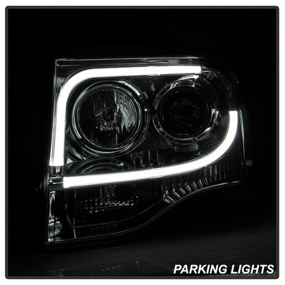Spyder Ford Expedition 07-13 Projector Headlights Light Tube DRL Chrome installed