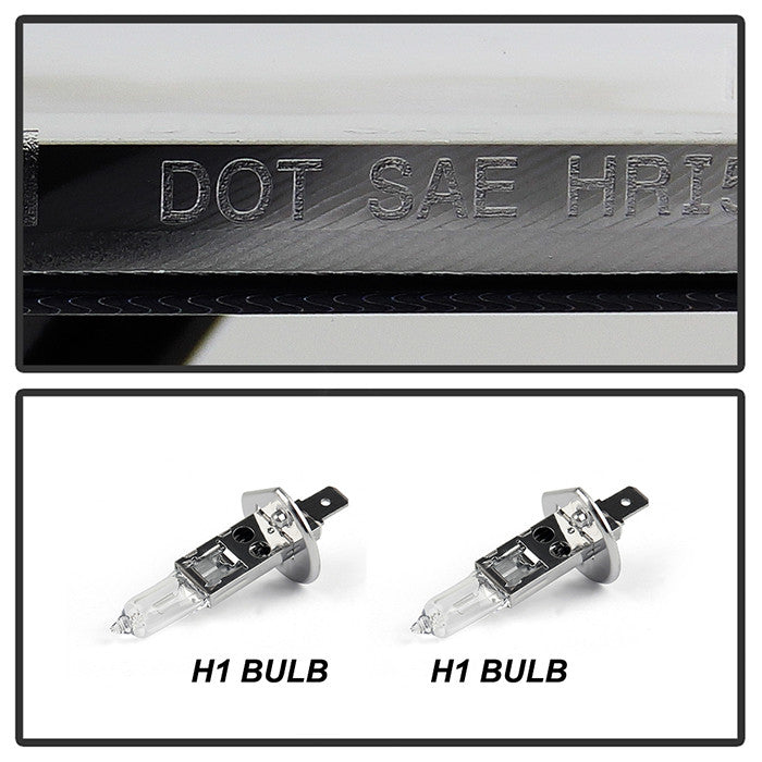 Spyder 09-14 Ford F150 Projector Headlights Halogen LED Halo Smoke