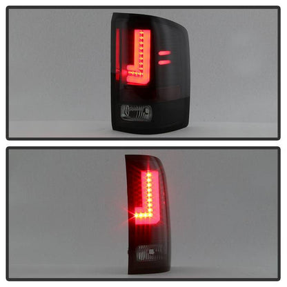 Spyder GMC Sierra 2016-18 1500/ 16-19 2500/3500HD LED bar tail lights black smoke