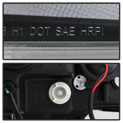 Spyder Honda Civic 16-20 Hatchback LED Sequential Turn Signal Projector Headlight Black