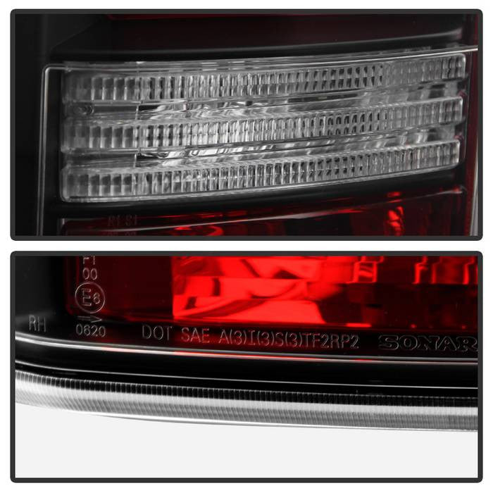 Spyder Land Rover Discovery 3 05-2009 LR3 LED bar tail lights black