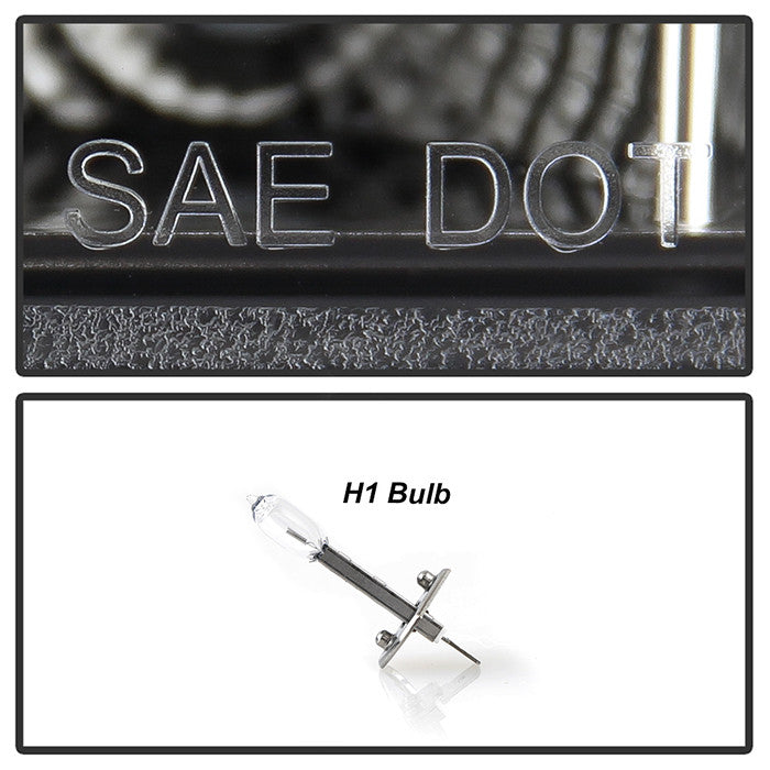 Spyder Lexus IS300 01-05 Projector Headlights Xenon model LED Halo DRL Black