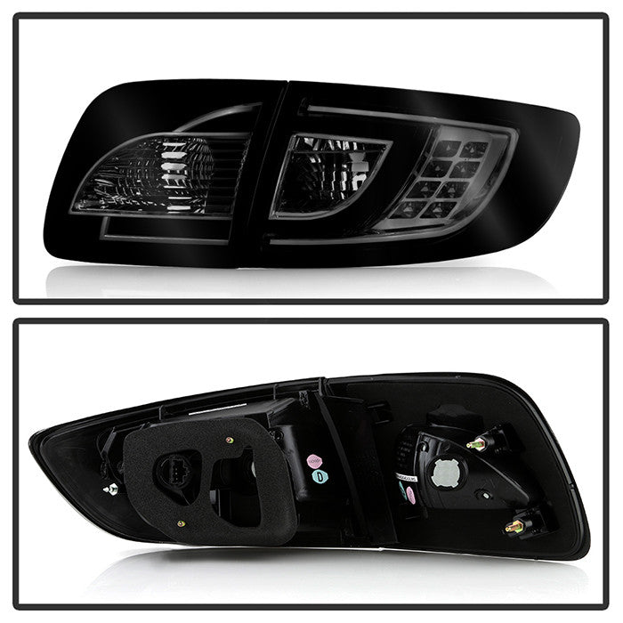 ALT-YD-M303-LED-SM Mazda3 03-08 4DR backside or back panel of light housing