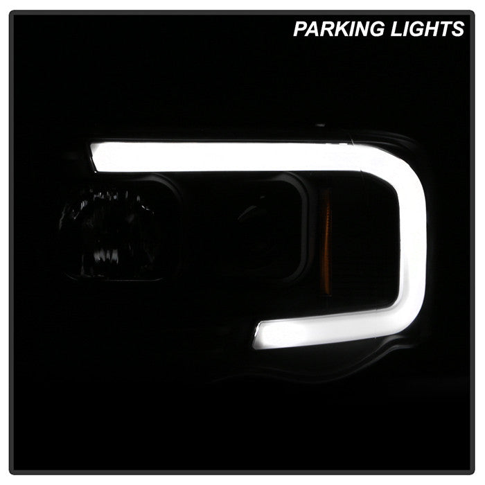 Spyder Platinum Dodge Ram 1500 02-05 Ram 2500 3500 03-05 Headlights LED Black installed