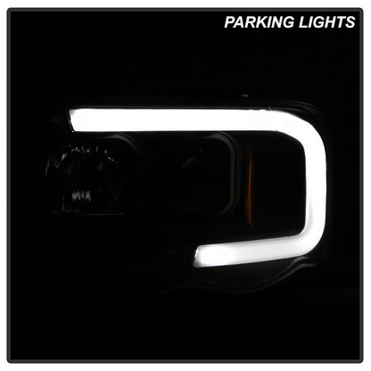 Spyder Platinum Dodge Ram 1500 02-05 Ram 2500 3500 03-05 Headlights LED Black installed