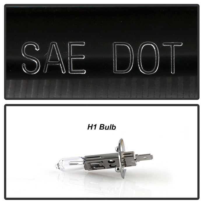 Spyder Platinum Ford F-150 2004-08 LED light bar Headlights Black