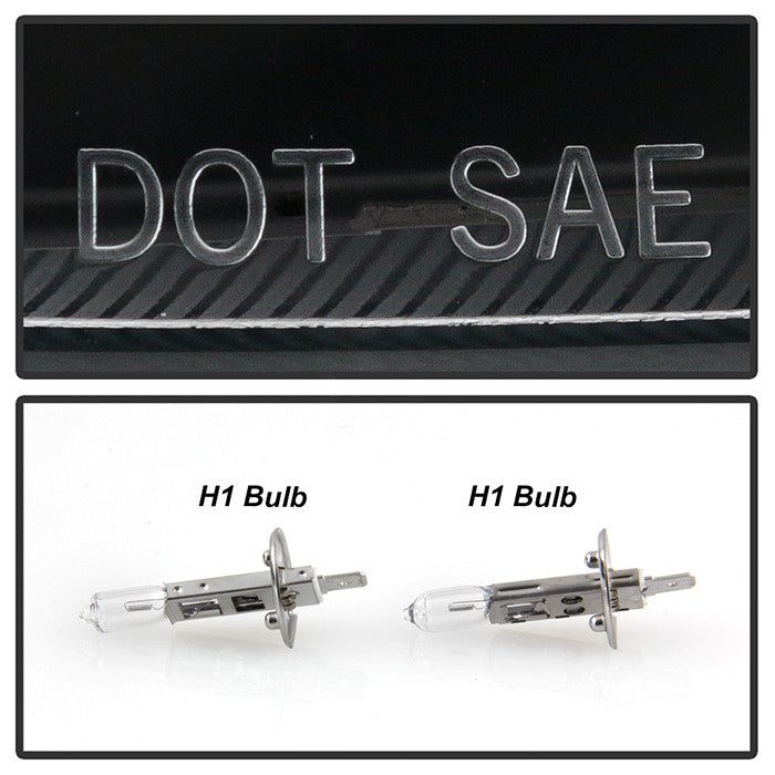 Spyder Pontiac GTO 04-06 Halo Projector Headlights Black