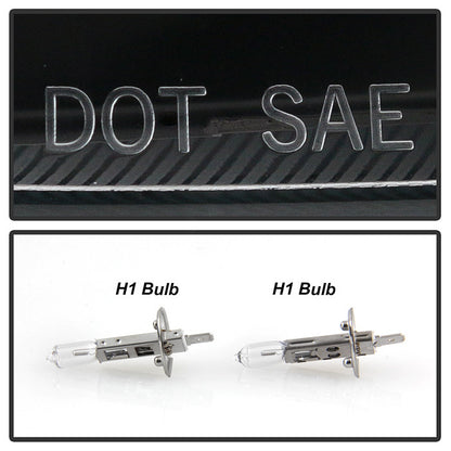 Spyder Pontiac GTO 04-06 Halo Projector Headlights Black