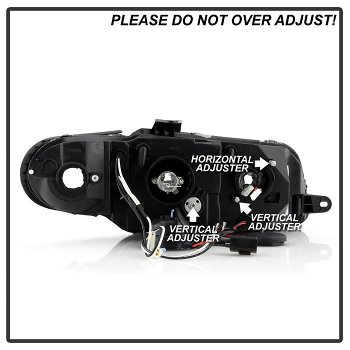 PRO-YD-PGTO04-HL-SM  Pontiac GTO 04-06 Halo Projector Headlights  adjuster for adjustments