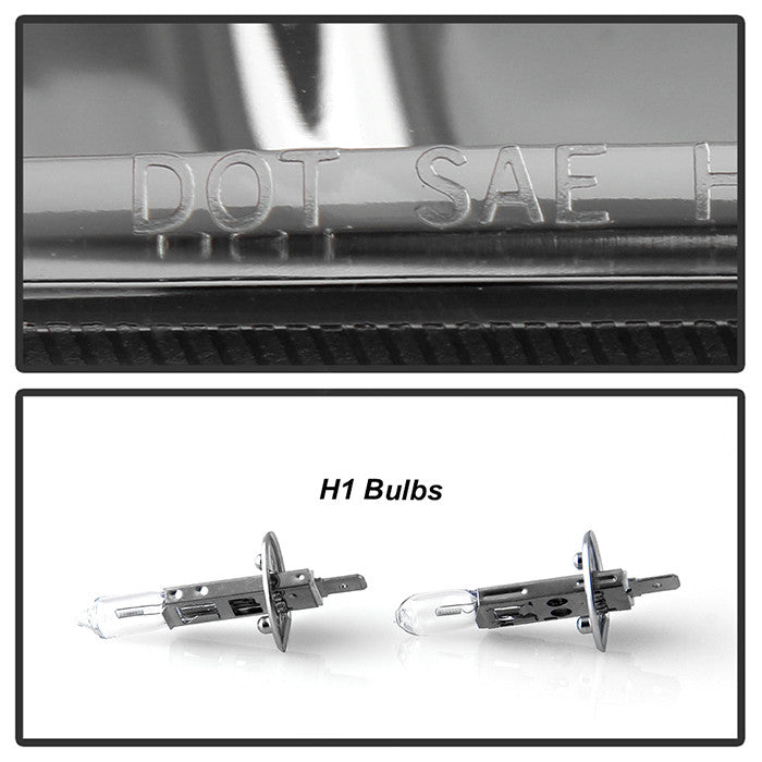 Spyder Pontiac Grand Prix 04-2008 Projector Headlights LED Halo Chrome