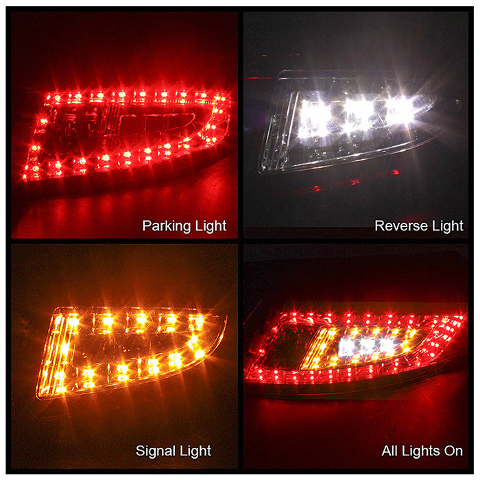 Spyder Porsche 05-08 997 LED tail lights red installed