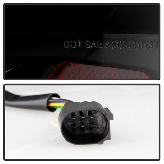 Spyder Porsche 2010 Cayman/ Boxster 987 seq LED tail lights smoke