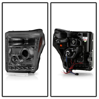 Spyder Signature 2011 Ford F-250 super Duty smoke Projector Headlights