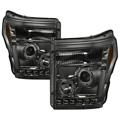 Spyder Signature Ford F-250 super Duty smoke  Projector Headlights