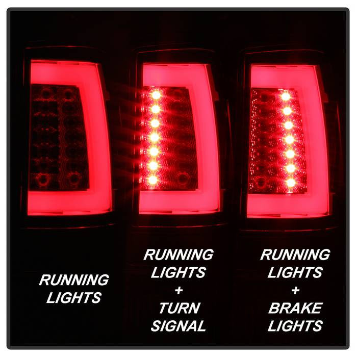 ALT-YD-CD00V2-LBLED-RC Suburban 00-06 Tahoe 1500 2500 tail lights