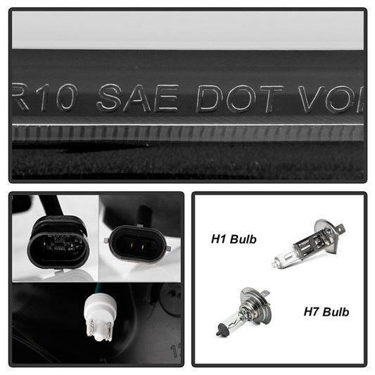 Spyder Toyota 4Runner 10-13 Projector Headlights Black dot