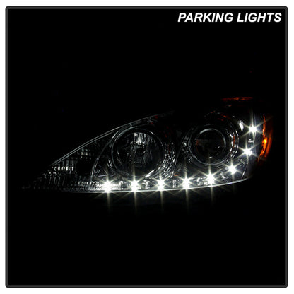 Spyder Toyota Camry 02-06 Projector Headlights DRL Chrome installed
