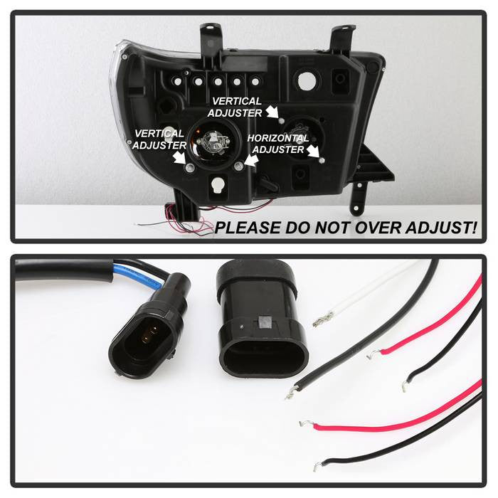 Spyder Toyota Tundra 07-13 /Toyota Sequoia 08-2013 Projector Headlights LED Halo All Black installed.jpg