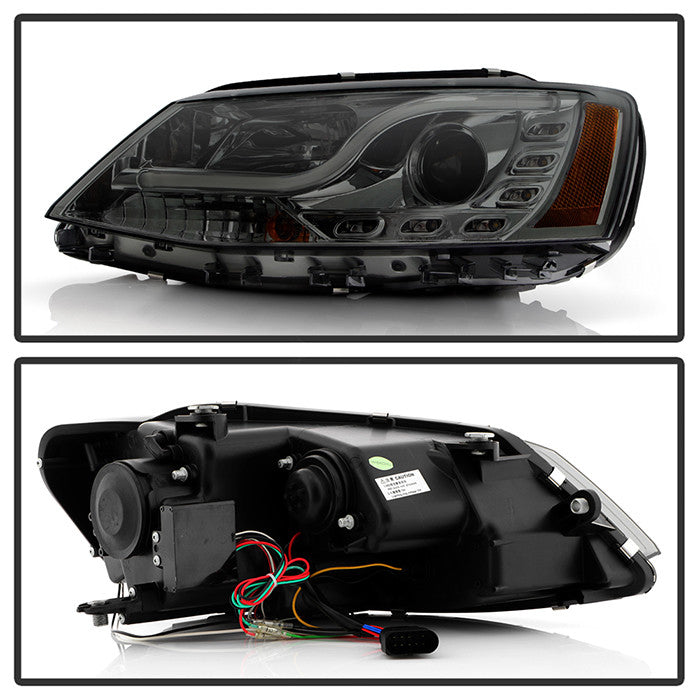 PRO-YD-VJ11-LTDRL-SM VW Jetta 11-14 LED Front headlights  backside of back panel of lights housing rear