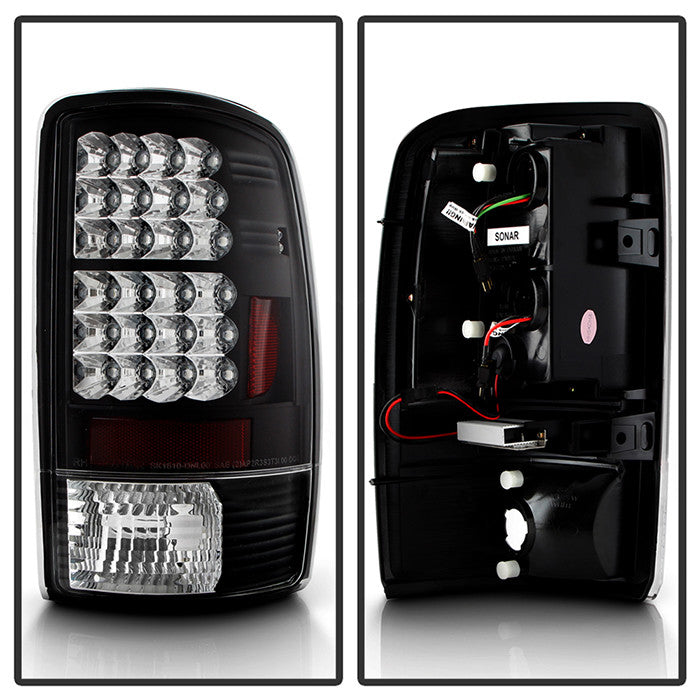 Spyder Suburban Tahoe black taillights