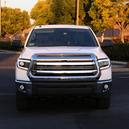 Projector Headlights W/ Led Bar Sequential Arrow Signals Installed Toyota Tundra