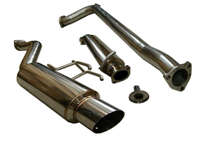 Tsudo 2012 + Civic Si K24 Sedan 70mm S2 JDM Slanted Catback Exhaust