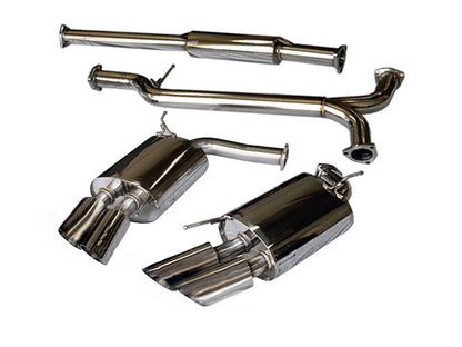 Tsudo Acura 2007-08 TL Type-S SE Quad Tips Catback exhaust