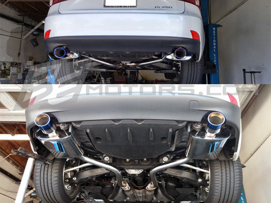 Tsudo Lexus IS250 / IS350 2014+ Dual SP Titanium Tip Axleback Exhaust 