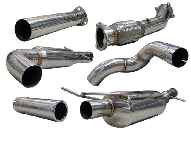 Tsudo 99-05 MK4 Jetta Golf GTI 1.8T 3in Tip Turbo-back exhaust