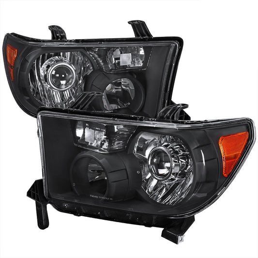Spec-D 2007-13 Tundra Retrofit Projector Headlights Black