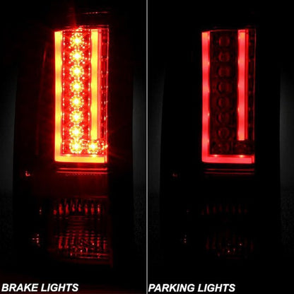 07-13 Silverado V2 LED tail lights black