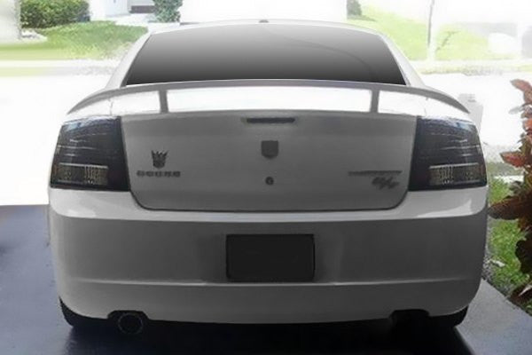 installed Dodge Charger LED black tail lights