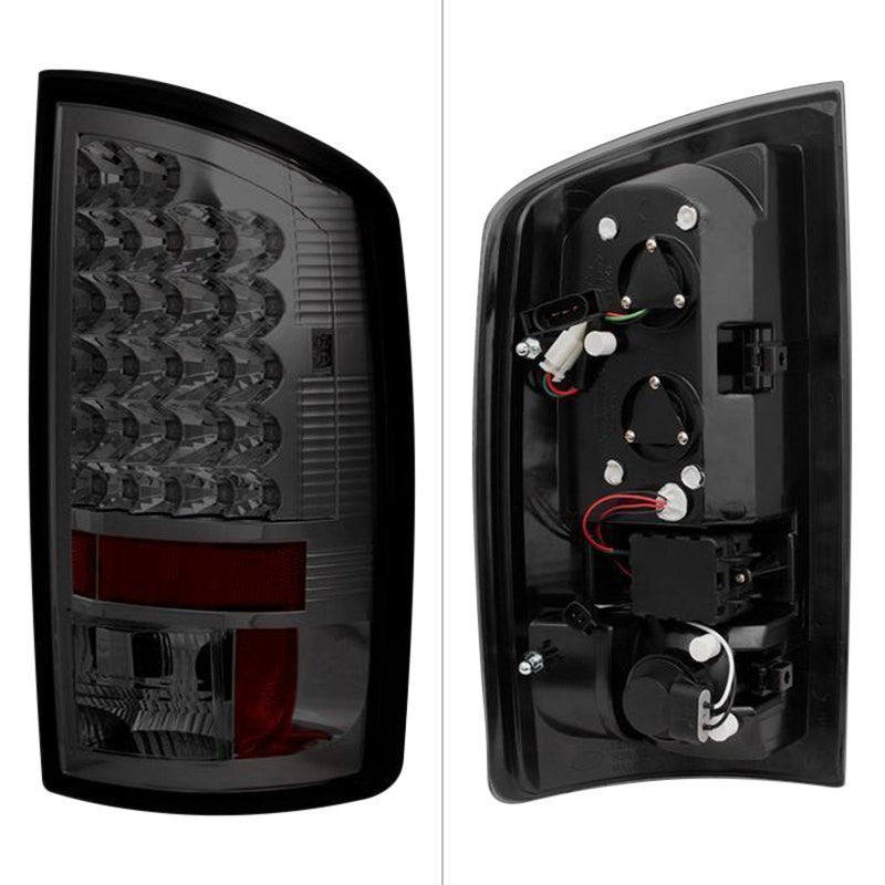 Dodge Ram 1500 2500 3500 LED tail lights smoke