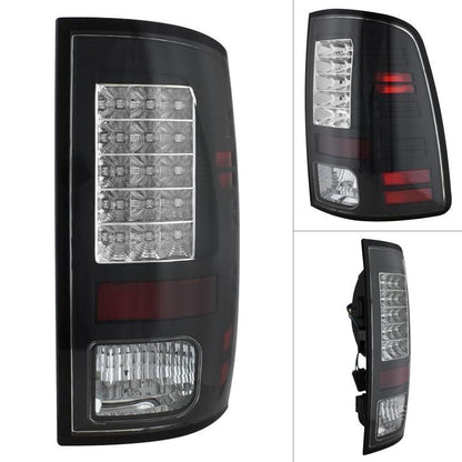 Dodge Ram 3500 LED tail lights black