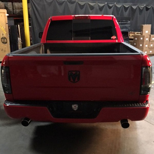 installed Dodge Ram 1500 2500 3500 LED tail lights smoke