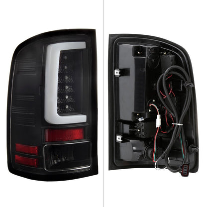 Spyder Sierra 3500HD V2 LED bar tail lights black