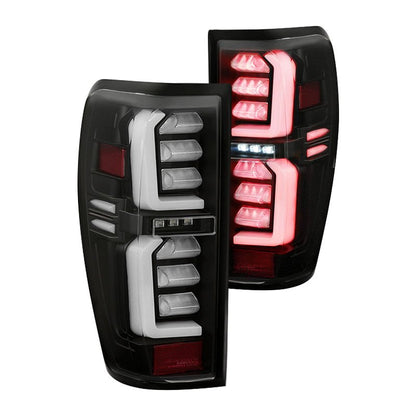 Spyder GMC 19-20 Sierra LED tail lights black ALT-YD-GS19LED-LED-BK display