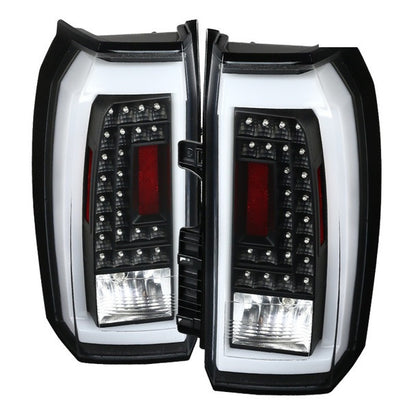 Spec-D 15-Up Chevrolet Tahoe Led Tail Lights - Black (LT-TAH15JMLED-TM)