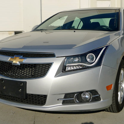 Spec-D 11-14 Chevy Cruze Projector Glossy Black Headlights