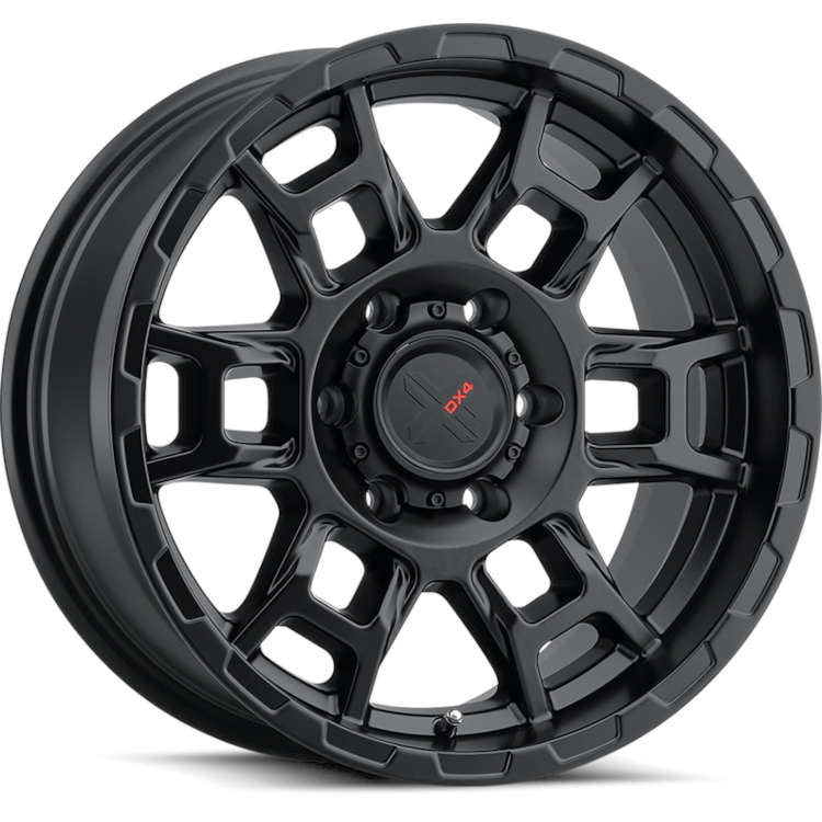 DX4 Beast 17X8.5 wheels 5x139.7 Flat Black Full Painted ET0