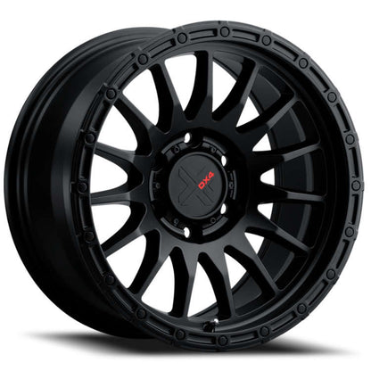 DX4 Caper 18X9 wheels 6x139.7 Flat Black Full Painted rim