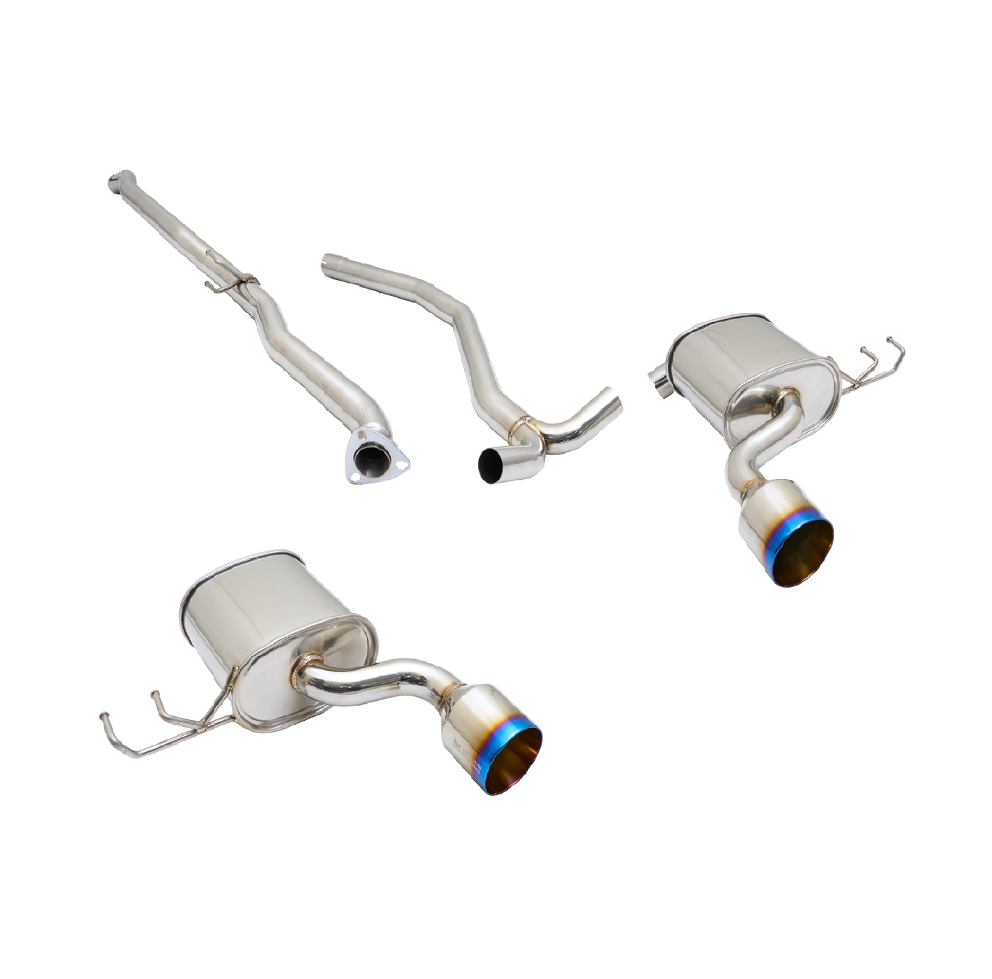 Megan Racing 2016+ Civic Hatch 1.5T Sport Burnt Tips CatBack Exhaust