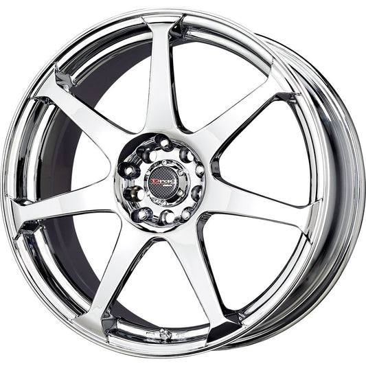 Drag Wheels Dr-33 18X7.5 5X100 5X114.3 Chrome Rims