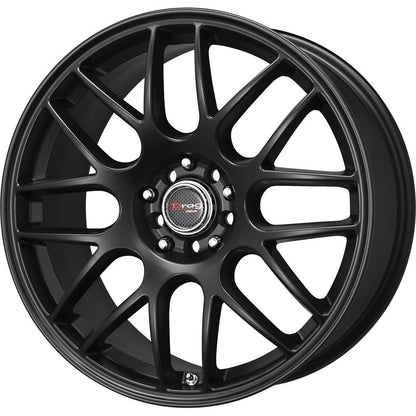 Drag Wheels Dr-34 18X8 5X100 5X114.3 Et35 Flat Black Full Rims