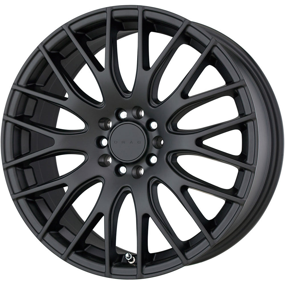 Drag DR-69 Wheels 18X7.5 5x105 5x110 Matte Black Rims