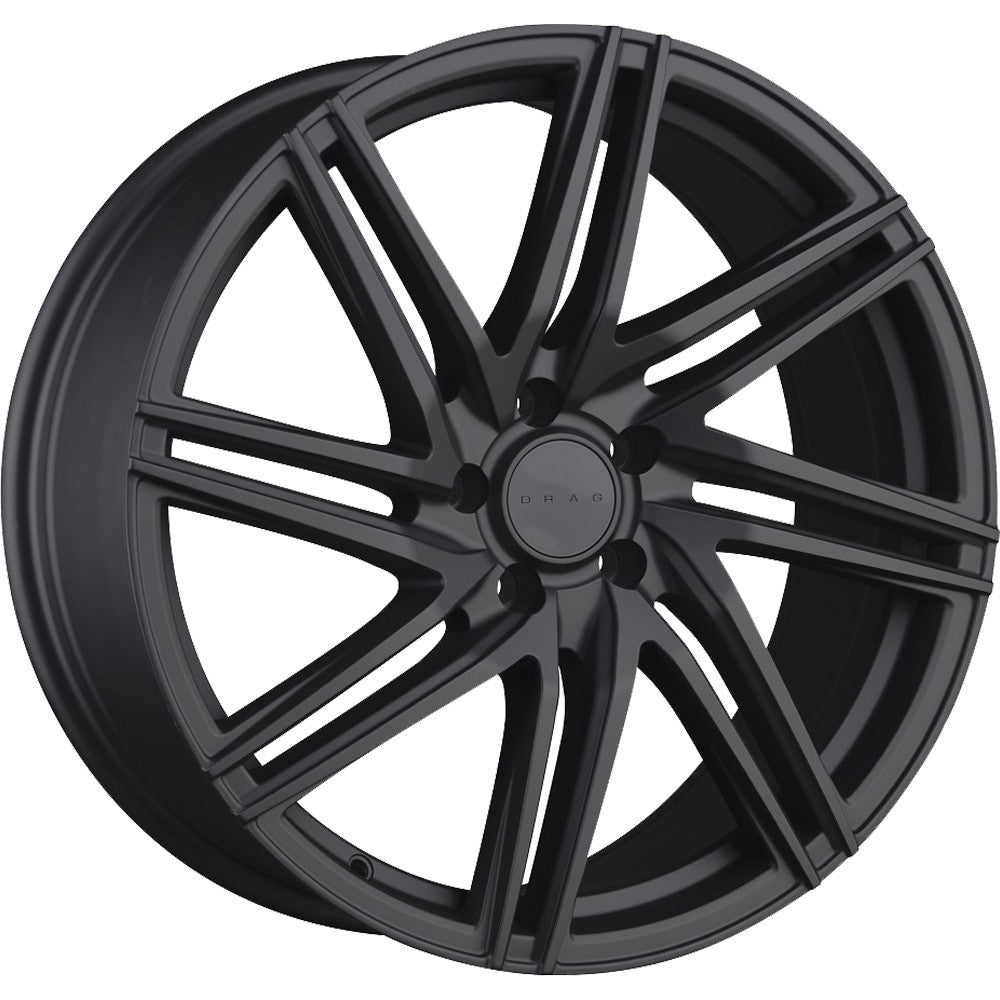 Drag Wheels Dr-70 16x7 4x100 4x114 ET40 Flat Black 7-Spoke Rims (DR70167044073BF1)