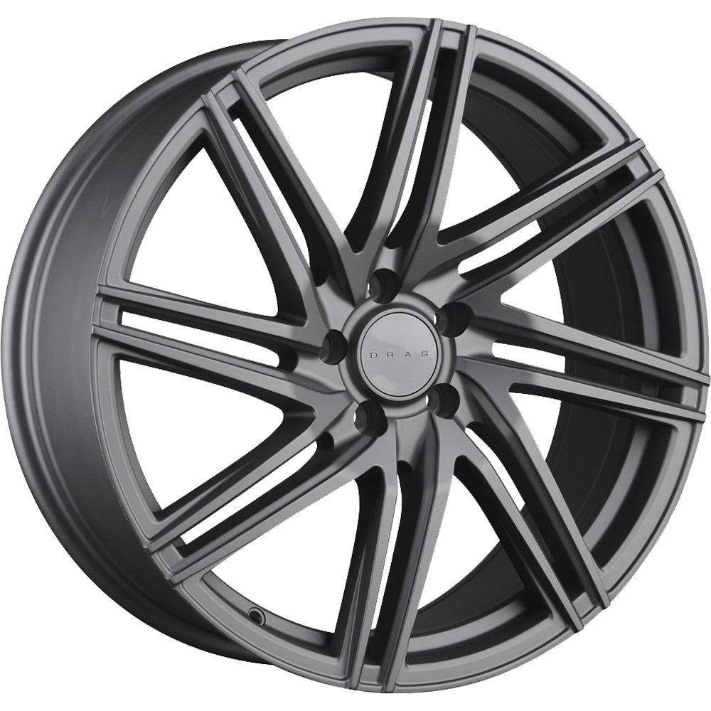 Drag Wheels Dr-70 17x7.5 5x112 5x120 ET38 Gunmetal 7-Spoke Rims (DR701775213866GMF1)