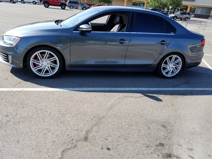 Dr70 5x112 18x8 installed on jetta